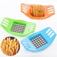 thumbnail image 1 of Oleegame 1PC Potato Fry Cutter Cutting Chopper Chips Tool Potato Vegetable Making Potato Tool Kitchen，Dining & Bar Orange, 1 of 4