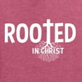 thumbnail image 5 of Wild Bobby Rooted in Christ Inspirational/Christian Unisex Crewneck Graphic Sweatshirt, Vintage Heather Red, Medium, 5 of 5