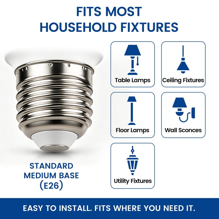 Great Value A23 LED High Output Bulb, 30W, Soft White photo 5