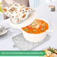 thumbnail image 3 of Yayeee Pot Holders Kitchen Heat Resistant with Pocket 7"x9.8" Cotton Oven Cooking Hot Pads, Orange Fall Pumpkin, 3 of 7