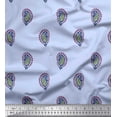 thumbnail image 1 of Soimoi Cotton Duck Fabric Paisley Block Print Fabric by The Yard 56 Inch Wide, 1 of 1