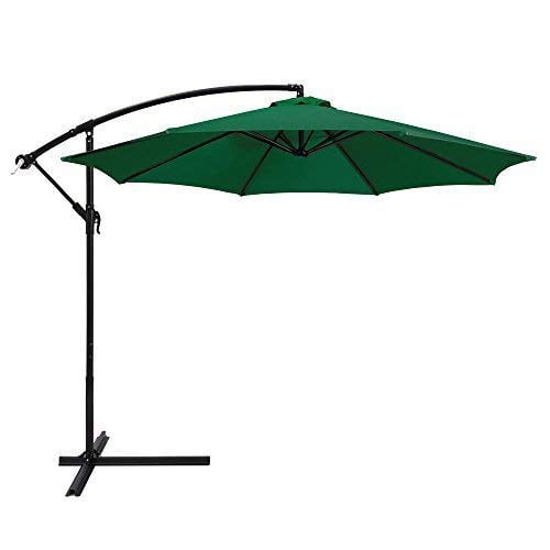 Best Choice Products 9ft Steel Half Patio Umbrella for Backyard, Deck