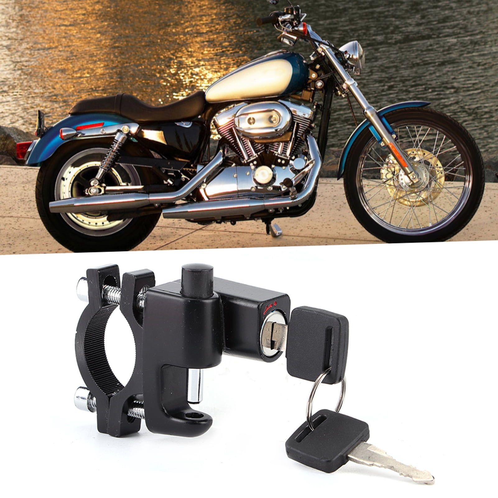Waterproof Motorcycle Lock Helmet Lock Safe And Stable Locking