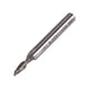 thumbnail image 2 of HSS 6mm Vástago 2 Flauta Bola Extremo de La Nariz Fresado Torno CNC Router Bit Herramienta HH, 2 of 8