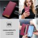 thumbnail image 4 of Funda Tipo Cartera de Cuero Sintético para Samsung Galaxy A34 5G Bloqueo RFID, con Ranuras para Tarjetas y Bolsillo para Efectivo, Cierre Magnético Fuerte Rojo, 4 of 6