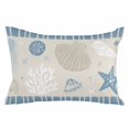 Blue Ocean Coastal Rectangle Decorative Throw Pillow Cover,Pillow Case