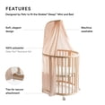 thumbnail image 2 of Colorete Canopy Stokke Sleepi by Pehr V3 para Sleepi Mini y Bed, 2 of 6