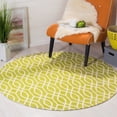 thumbnail image 2 of SAFAVIEH Cedar Brook Dubhan Geometric Cotton Area Rug, Lime/Ivory, 5' x 8', 2 of 8