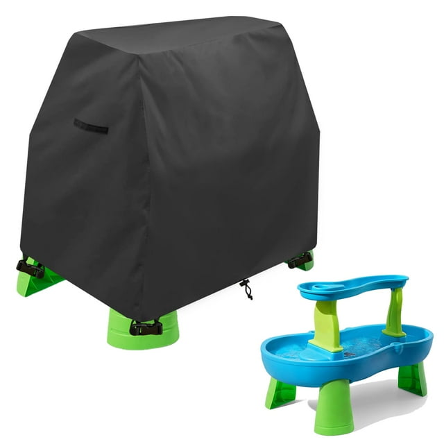 Cubierta para mesa de agua Aacabo para niños, duchas tipo lluvia y estanque