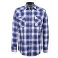 thumbnail image 1 of Camisa Vaquera Wrangler Hombre Manga Larga U20 azul M, 1 of 6