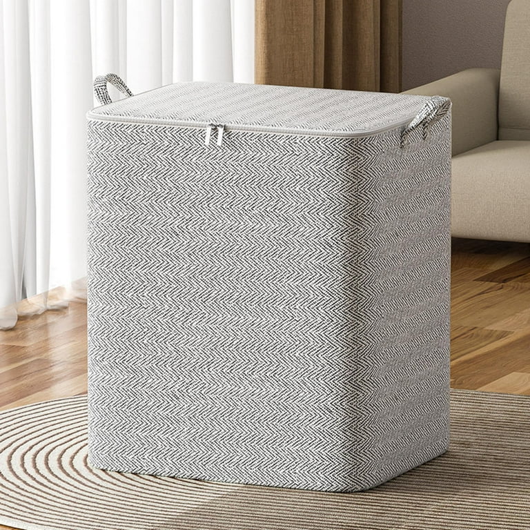 KOMMI Under Bed Storage Clothes Storage Bag Wardrobe Sorting Storage Box  Portable Storage Bag Winter Cup Storage Box, Suitable for Seasonal Storage  to