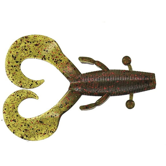 Yamamoto 136-07-955 Cowboy Creature Bait 4" 7pk Watermelon Black