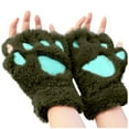 thumbnail image 4 of Fgnfyis Cute Cartoon Gloves for Women Cozy Fingerless Winter Warmth Fashion Accessory Green One Size, 4 of 9