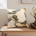 thumbnail image 4 of EGNMCR Pillow Case European-Style Gold-Embossed Cushion Covers Affordable Luxurious Sofa Cushion Covers Polyester Bedside Cushion Covers Polyester Pillowcase, 4 of 6