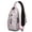 Pink-12, variant on Funny Pig Cartoon Print Sling Backpack Lightweight Crossbody Daypack with Cute Farm Animal Watercolor Pattern Abstract Floral Artistic Design Aesthetic Anti-theft Travel Bag for Outdoor Gym Daily Comm