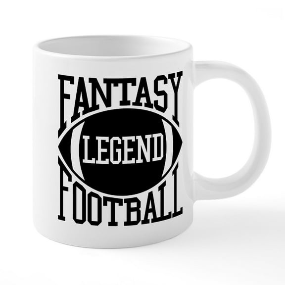 CafePress - Fantasy Football Legend Mugs - 20 Oz White Ceramic Mega Mug