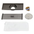 thumbnail image 1 of Rectangular Floor Drain, Large Displacement Odor Proof  Drainage Shower Drain  For Bathroom, 1 of 8