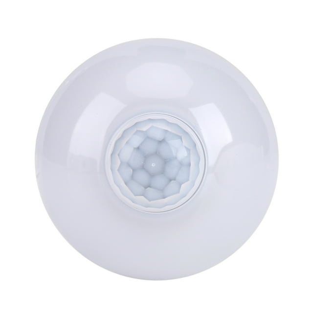 Bombilla LED con sensor, E27, 5 W, bombilla LED infrarroja PIR, bombilla LED con sensor de movimiento, rendimiento potente