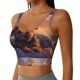 thumbnail image 2 of Balery Puppy Lying On A Cloud Sujetadores deportivos con espalda cruzada para mujer, acolchados, sin costuras, de alto impacto, ideales para yoga, gimnasio, entrenamiento y fitness.-Small, 2 of 8