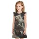 thumbnail image 1 of Balery Astronaut Polar Bear Roar Camisón de princesa para niñas, pijama de algodón con mangas abullonadas, suave y bonito.-Medium, 1 of 6