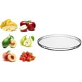 thumbnail image 2 of Cake Plate Glass Stand Round Platter Plateau à Gâteau Cupcake Patisserie 12.75 inches, 2 of 8