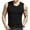 Black, variant on Sleeveless Round Neck Vest Fit Fitness Tank Undershirt