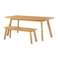 thumbnail image 2 of Alaterre Furniture Shelburne 73in. Dining Table 2-Piece Set, Natural, 2 of 13