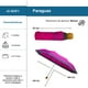 thumbnail image 2 of Paraguas de Bolsillo con Sistema Manual Reforzado con 8 Varillas Color Rosa, 2 of 5