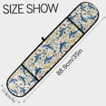 thumbnail image 3 of Dailycode Double Sided Oven Mitt with Loop Heat Resistant Kitchen Long Potholders 7" x 35" Dolphin Sunflower Shell Leaf, 3 of 6