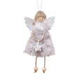 thumbnail image 2 of 20uds. Adornos de juguete de niña ángel de Navidad, lindos muñecos para bebés, regalos para niños (gris), 2 of 2