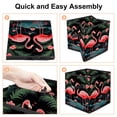 thumbnail image 4 of Flamingo Large Capacity Foldable Storage Basket with Handle, 10.8"x10.5"x10.6" - Storage Bins, Storage Containers, 4 of 6
