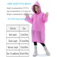 thumbnail image 3 of Lot de 2 Imperméables pour Enfants Réutilisables, Ponchos de Pluie en EVA Manteau de Pluie d'Urgence pour Enfants, 3 of 4