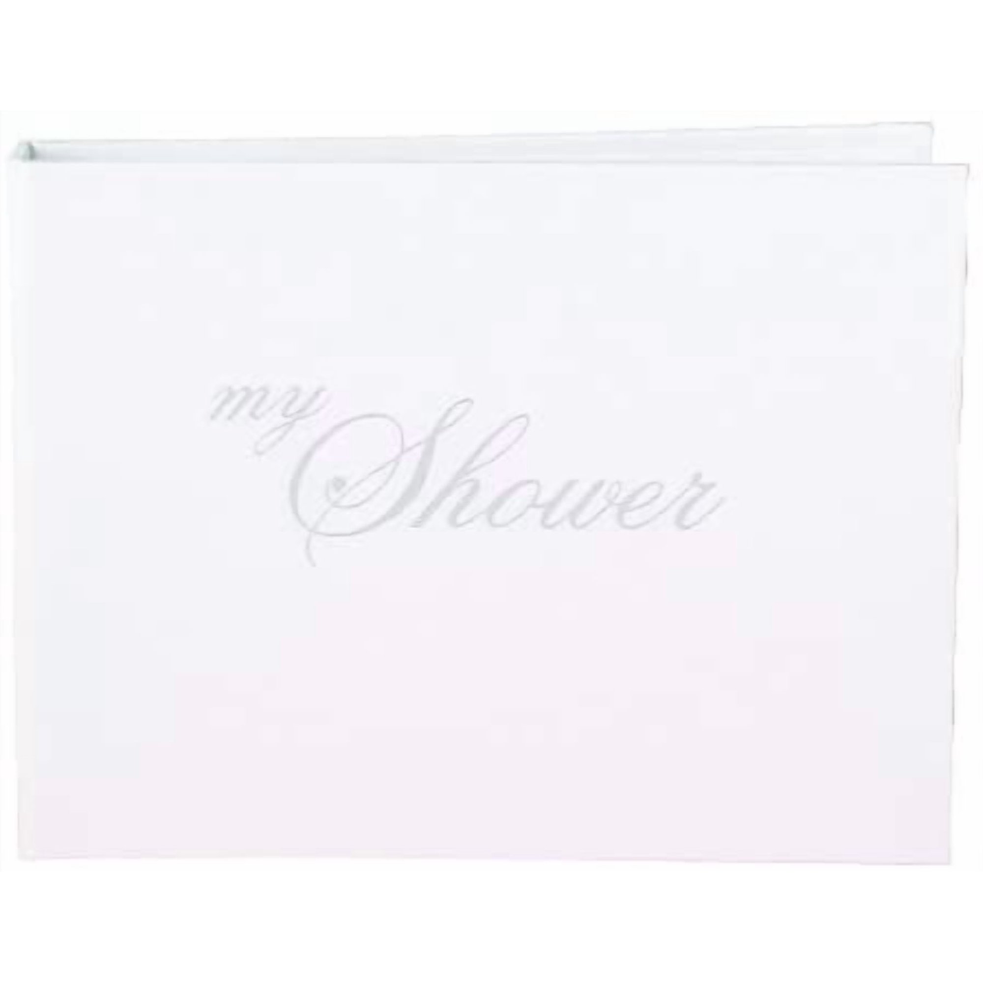 Hortense B. Hewitt Wedding Accessories Guest Book, My Shower, White