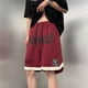 thumbnail image 5 of Pantalones cortos casuales de verano para hombre, estilo americano, estilo retro, holgados, de cinco puntos, para combinar con todo, pantalones de baloncesto de calle alta, 5 of 5