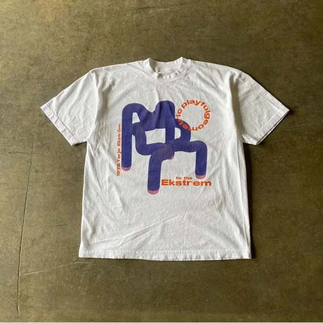 Y2K Harajuku Été Style Gothique Imprimé Coton Lavé Col Rond T-shirt Ample pour Hommes Mode Rue Décontracté Manches Courtes JIANGLANG