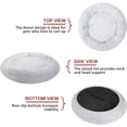thumbnail image 4 of Calming Donut Dog Bed es Round Fluffy for Large Dogs -Anxiety Plush Machine Washable ( Large), 4 of 8