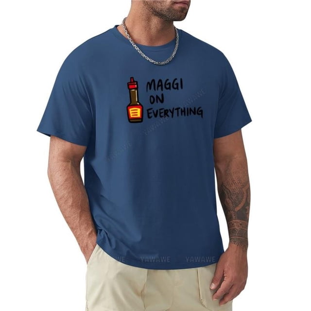 Camiseta de marca para hombre Maggi On Everything, camiseta de manga corta, ropa estética, camisetas para hombre, camiseta de moda.