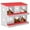 Red | 6 Compartment, variant on Emorefun Chicken Nesting Boxes with 6 Compartments, Heavy-Duty Egg Laying Box for Poultry Coops, Red