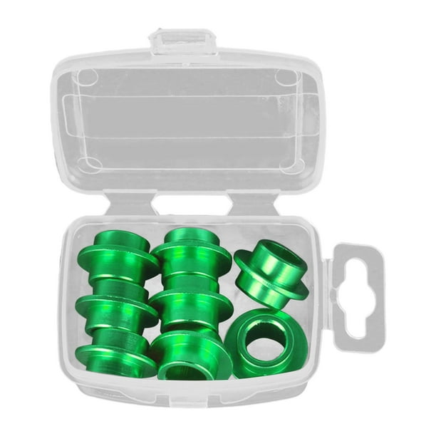 Espaciadores de rodamientos perfecl para patines en línea 8 piezas Verde