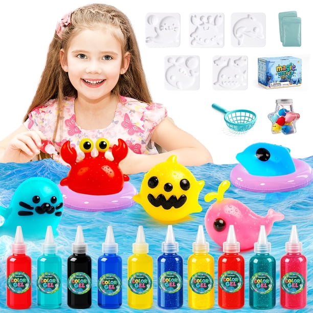 Kit de gel de agua Teexpert, juguete mágico para elfos acuáticos, bricolaje