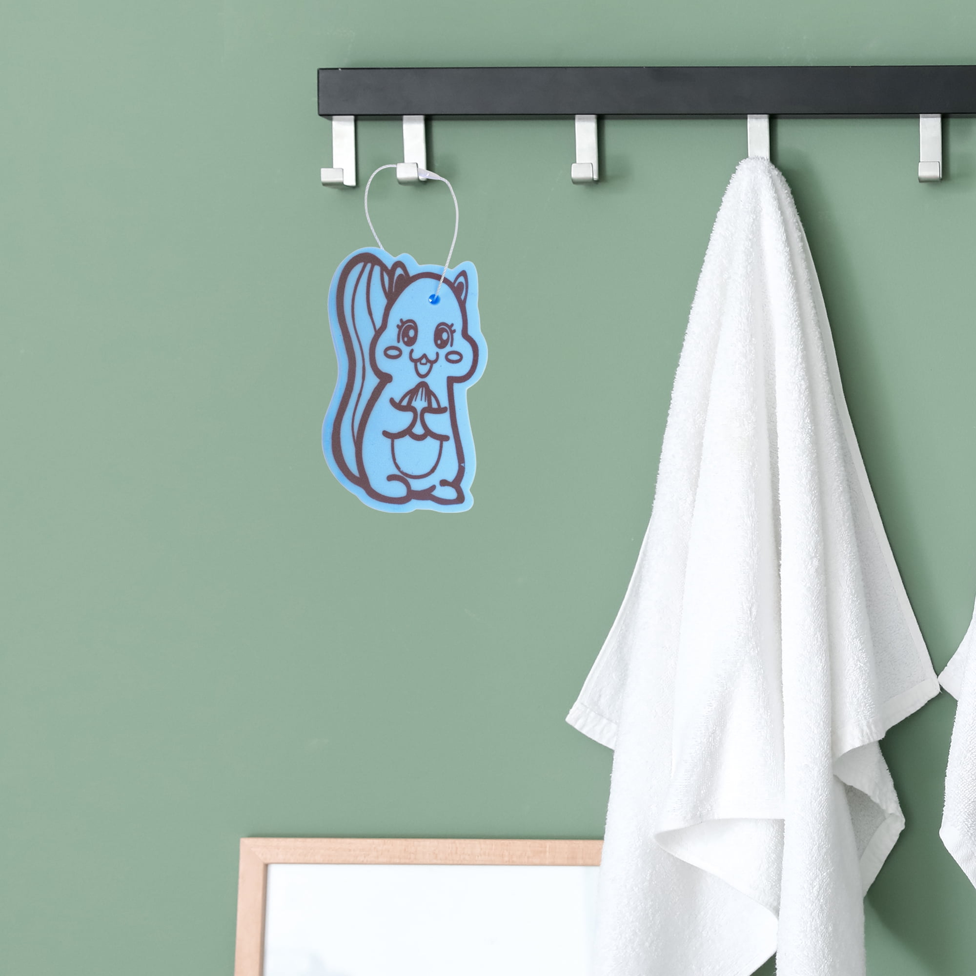 Unique Bargains Cartoon Bath Brush Sponge 4.53"x2.76"x1.1" 1 Pc Blue