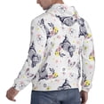 thumbnail image 3 of Hoodies for Men - Cute Rabbit Butterfly Flower Long Sleeve Comfrt Men'S Fashion Hoodies & Sweatshirts, Sweatshirts for Men Hoodies Pullover Clothing Clothes with Pouch, 3 of 7