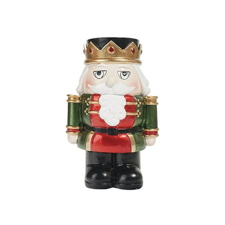 

Christmas Tealight Candle Holder Resin Nutcracker Tea Light Candleholders Candlestick Home Table Kitchen Decorations