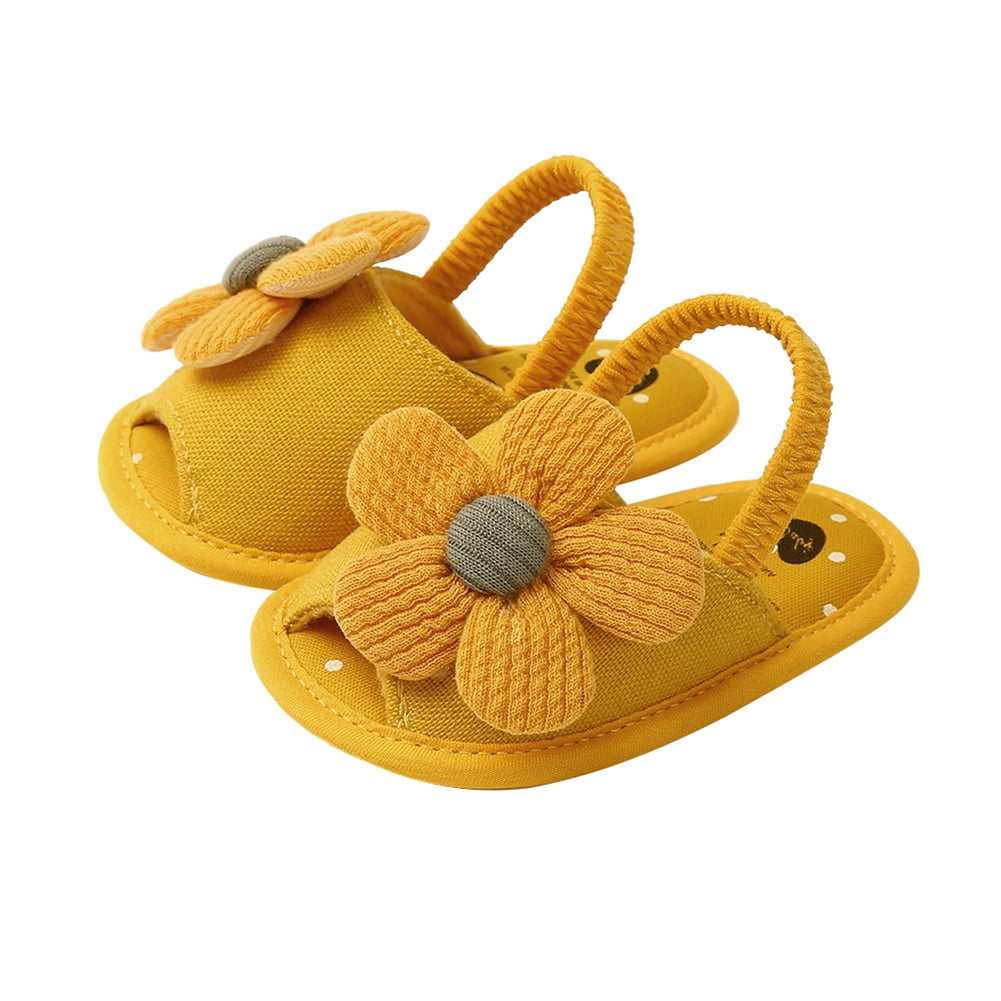 Girls mustard sandals best sale