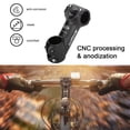 thumbnail image 4 of Postes de Manubrio Bicicleta MTB Ciclismo Tallo Bike Handlebar Stem Riser 45 Degree Ajustable Aleación Aluimio 31.8 90MM Bicicleta BikeTube Stem Mountain Bicicleta Road Bicicleta Riser Extender Ecomeon no, 4 of 5
