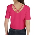 thumbnail image 6 of Inkmeso Regular Street Style Crop Top Scoop Neck Tee For Womens Cotton Tshirt, 6 of 7