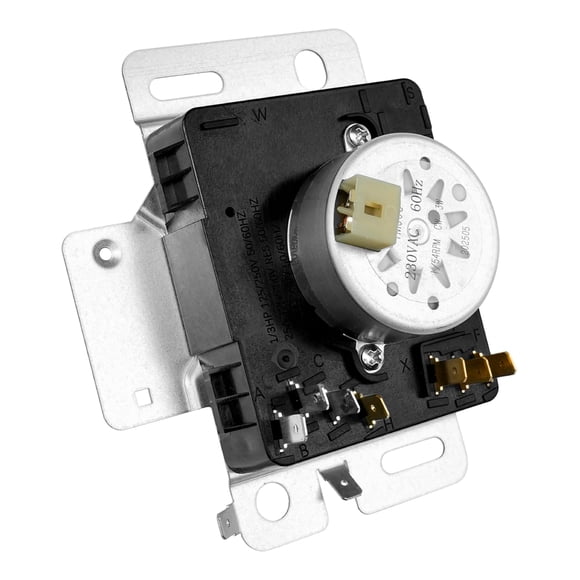 Minuterie de Sécheuse W10745655 W10857612 Compatible avec Sécheuse Amana May tag NED4655EW1 Remplace AP6003908, PS11731366, W10436308, W10857612vp, 162-724-Am par Cenipar