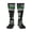 2 Black-1, variant on Women's Knee High Socks Thin Green Line America Flag Thermal Soft Knee Long Socks