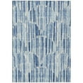 thumbnail image 2 of 8' X 10' Navy Blue And Sky Blue Abstract Washable Indoor Outdoor Area Rug, 2 of 5