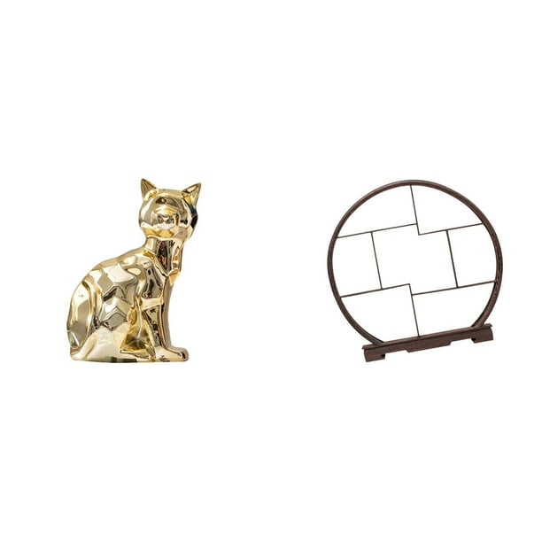 Estatua De Gato, Figura Decorativa, Escultura Animal, Arte, Artesanía, Adorno, Soporte De Exhibición, Decoración Del Hogar, Organizador De Regalos, Estante De Exhibición De Manualidades,